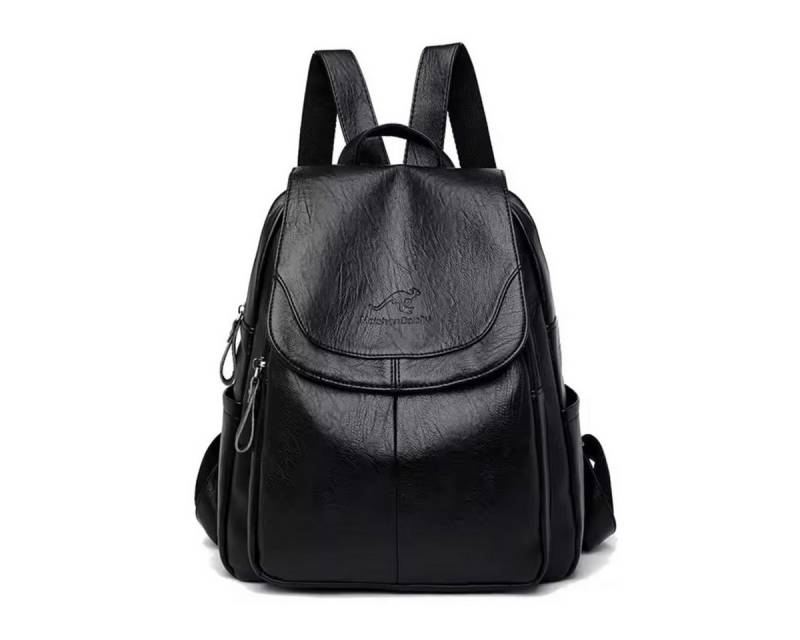 SHG Cityrucksack ֎ Rucksack Freizeitrucksack Tagesrucksack Schulrucksack Mädchen Damen (AL-5516 Schwarz), Freizeit Reise Sport Arbeit Schule Uni von SHG
