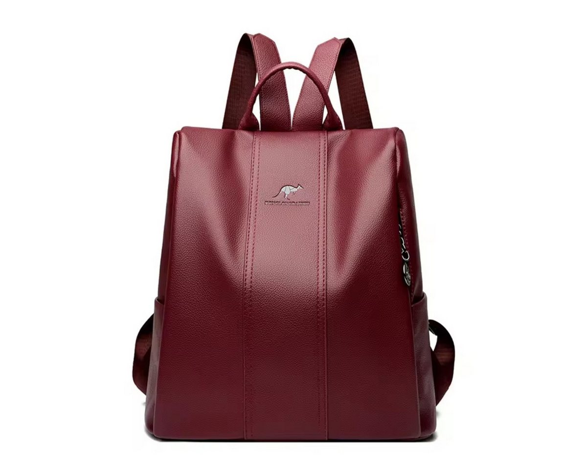 SHG Freizeitrucksack ֎ Rucksack Cityrucksack Tagesrucksack Damenrucksack 3208rot, Freizeit Reise Sport Arbeit Schule Uni Konzert Shopping Festival von SHG