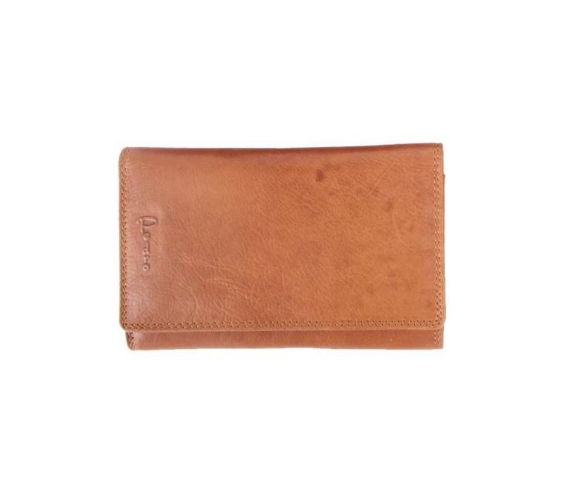 SHG Geldbörse ☼ Damen Lederbörse Portemonnaie Frauen Geldbeutel Brieftasche, Münzfach, Druckknopfverschluss, Kreditkartenfächer, RFID Schutz von SHG