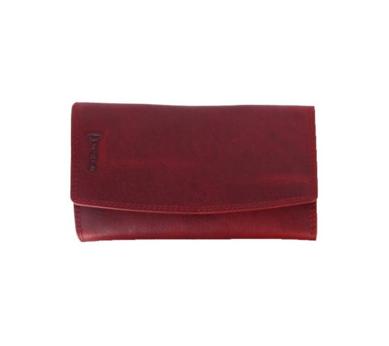 SHG Geldbörse ☼ Damen Leder Börse Portemonnaie Frauen Geldbeutel Brieftasche, Münzfach, Druckknopfverschluss, Kreditkartenfächer, RFID Schutz von SHG