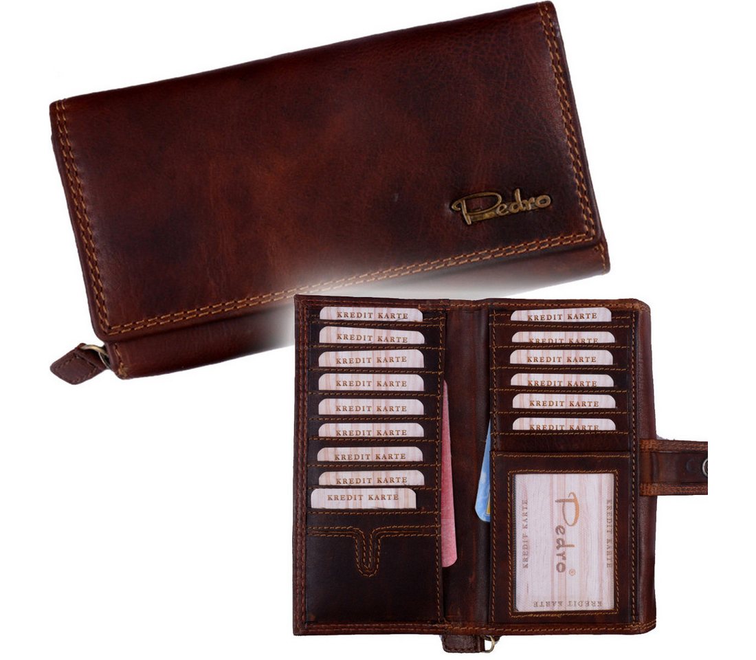 SHG Geldbörse Damen Leder Börse Portemonnaie Frauen Geldbeutel Brieftasche von SHG