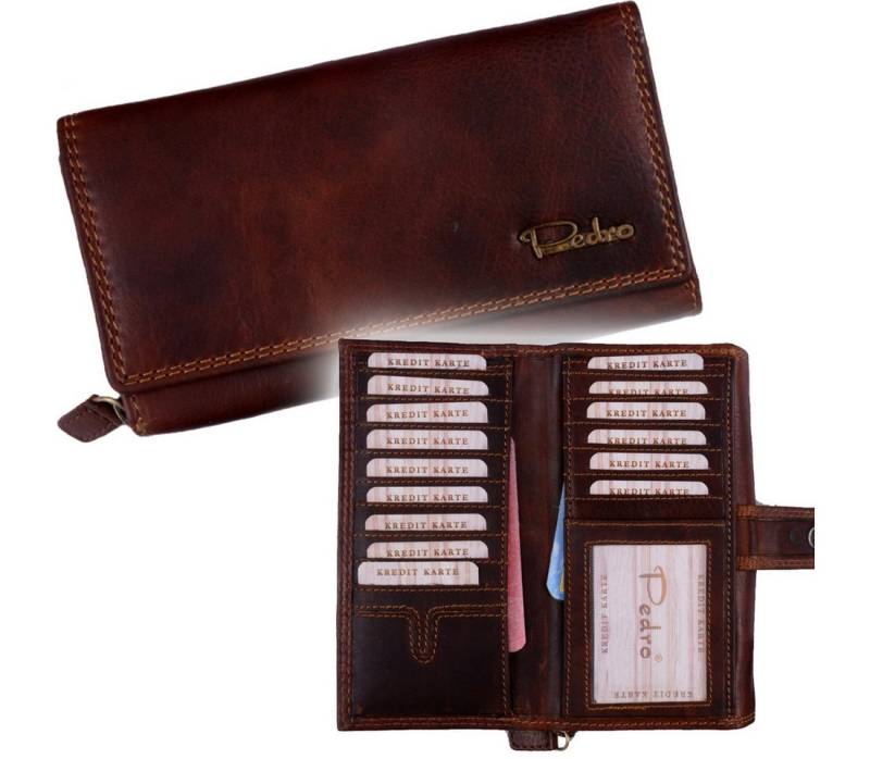 SHG Geldbörse Damen Leder Börse Portemonnaie Frauen Geldbeutel Brieftasche von SHG