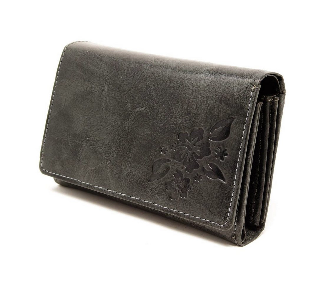 SHG Geldbörse Damenbörse Leder Portemonnaie Brieftasche Leder Geldbörse Münzfach von SHG