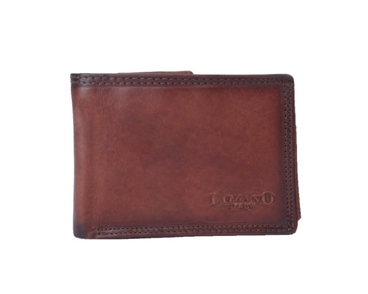 SHG Geldbörse Geldbörse Leder Börse Portemonnaie Brieftasche Münzfach RFID Schutz von SHG