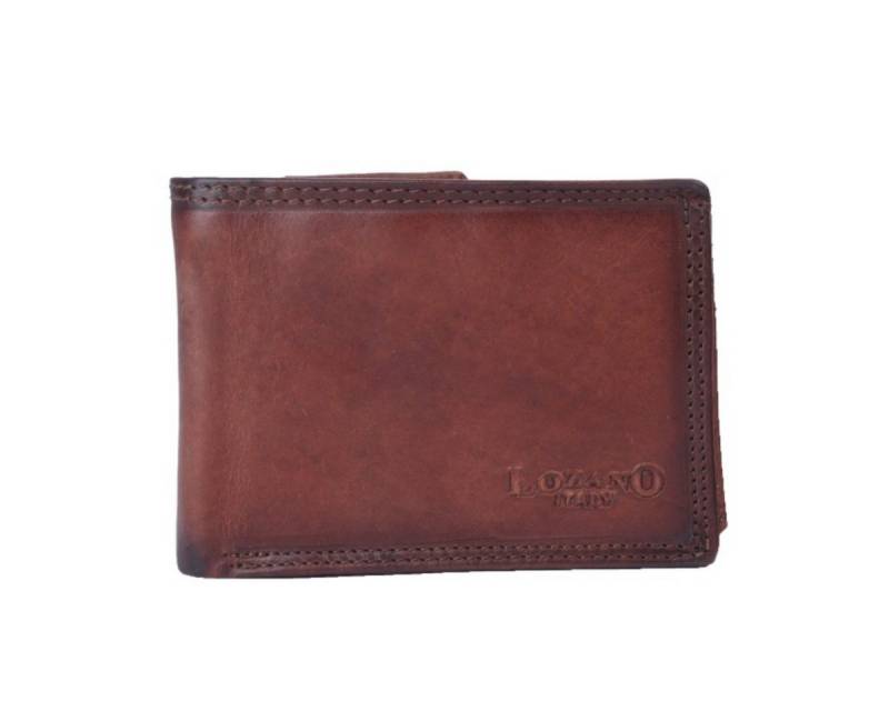 SHG Geldbörse Geldbörse Leder Börse Portemonnaie Brieftasche Münzfach RFID Schutz von SHG