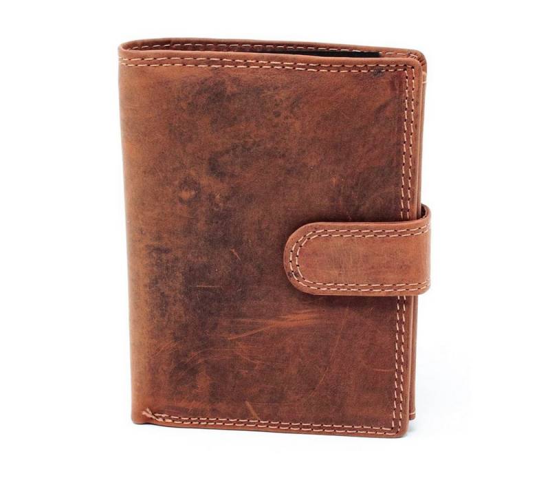 SHG Geldbörse ◊ Herren Geldbörse Leder Portemonnaie Brieftasche Geldbeutel Börse, Lederbörse mit Münzfach RFID Schutz Männerbörse von SHG