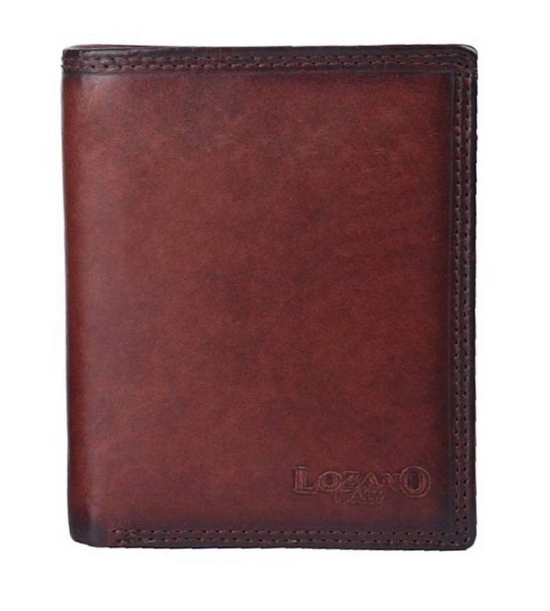 SHG Geldbörse Herren Leder Börse Portemonnaie, Brieftasche mit Münzfach und RFID Schutz von SHG