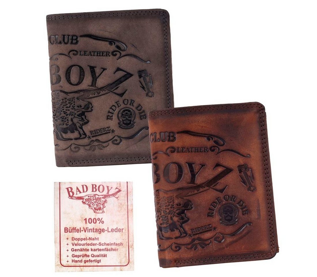SHG Geldbörse ◊ Herrenbörse Leder Portemonnaie, RFID von SHG