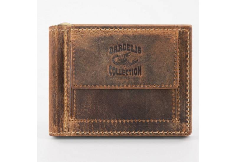 SHG Geldbörse Herren Leder Börse Portemonnaie Geldscheinklammer Münzfach von SHG