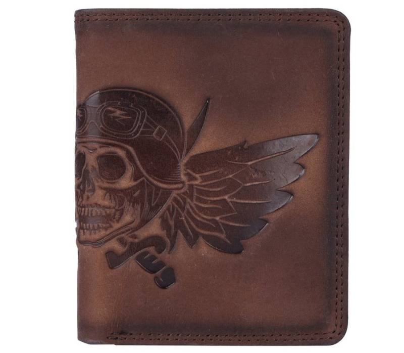 SHG Geldbörse Herren Leder Hochformat Portemonnaie Brieftasche Börse Geldbeutel von SHG