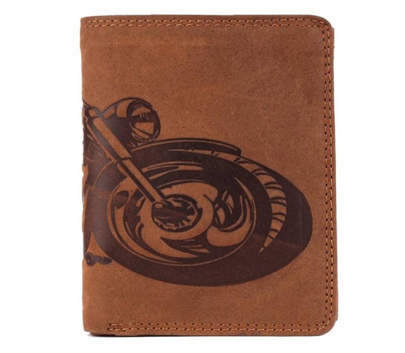 SHG Geldbörse Herren Leder Hochformat Portemonnaie Brieftasche Börse Geldbeutel von SHG