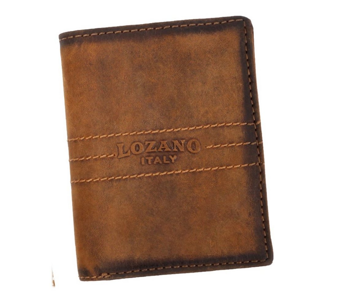 SHG Geldbörse Herren Leder Hochformat Portemonnaie Brieftasche Börse Geldbeutel von SHG