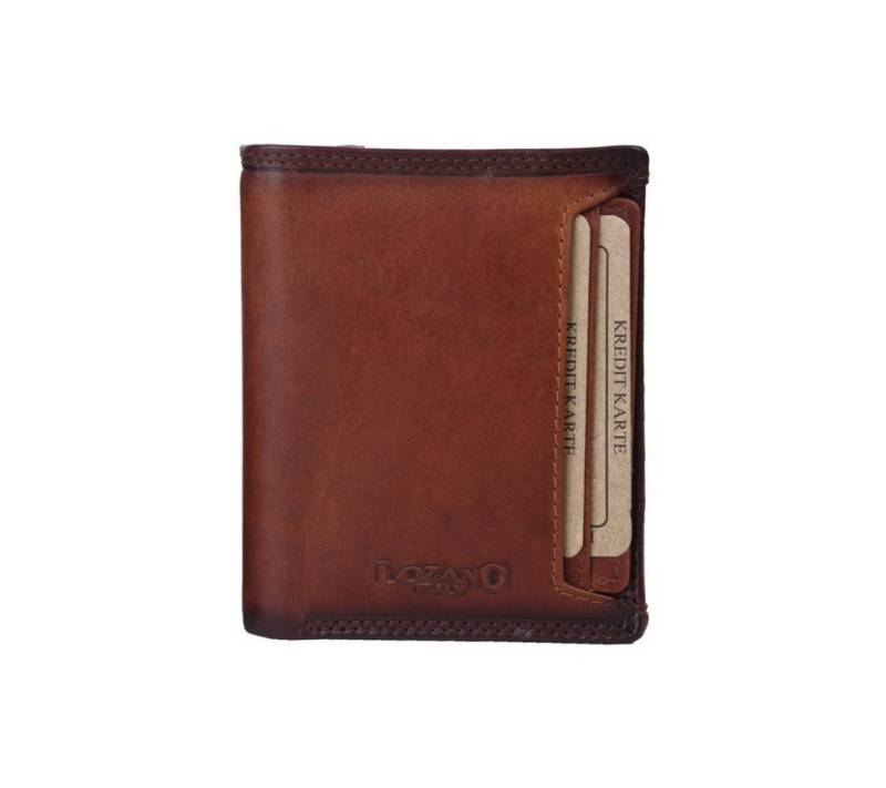 SHG Geldbörse Leder Börse Portemonnaie Brieftasche Münzfach RFID Schutz Männerbörse von SHG