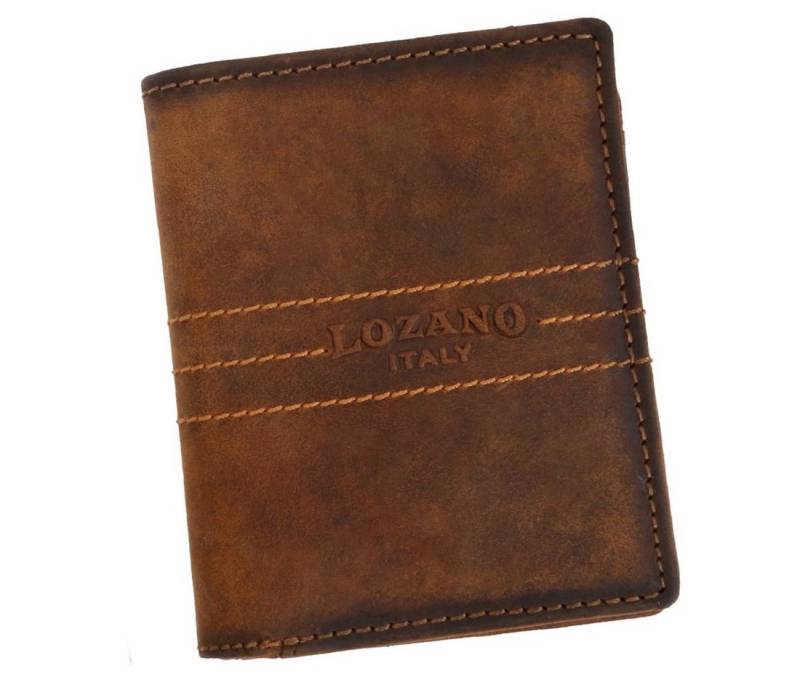 SHG Geldbörse Herren Leder Börse Portemonnaie, Brieftasche Lederbörse mit Münzfach RFID Schutz Männerbörse von SHG