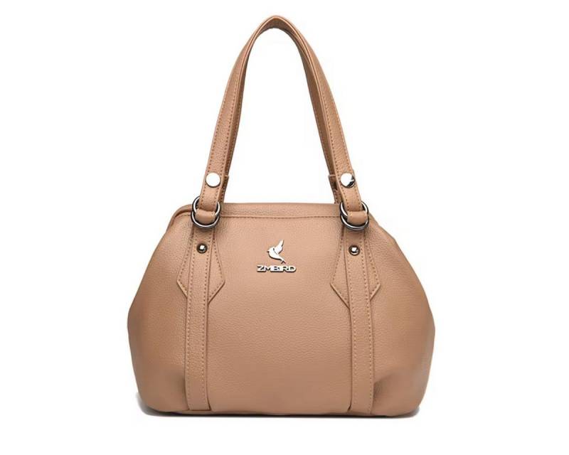 SHG Handtasche ֎ Damen Umhängetasche Shopper Schultertasche Henkeltasche Handtasche (AL-9636 Khaki), Freizeit Reise Sport Arbeit Schule Uni von SHG