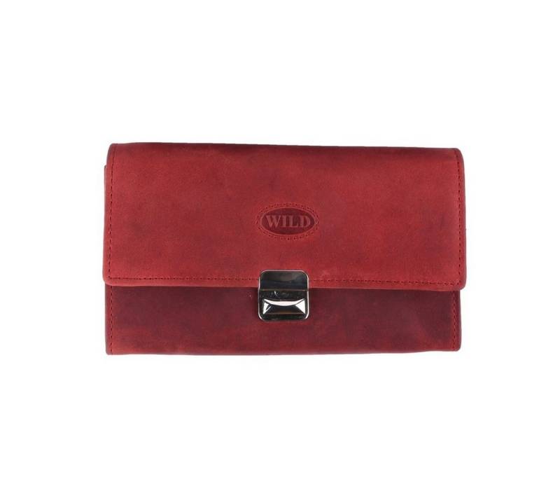 SHG Kellnerbörse ֎ Kellnerbörse Kellner*innen Servicekräfte Taxifahrer*innen (Gastro Ledergeldbörse), Münzfach, Druckknopfverschluss, Kreditkartenfächer, RFID Schutz von SHG