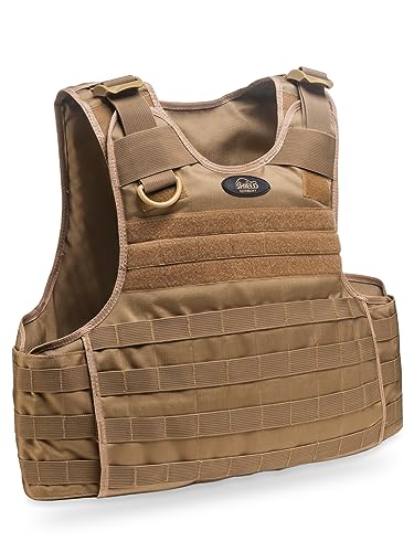 SHIELD Germany® SK1 bis SK4+ Plattenträger Weste - Taktische Schutzweste, schusssichere Weste (as3, alpha, s, regular, regular, Ohne Ballistischen Schutz) von SHIELD Germany