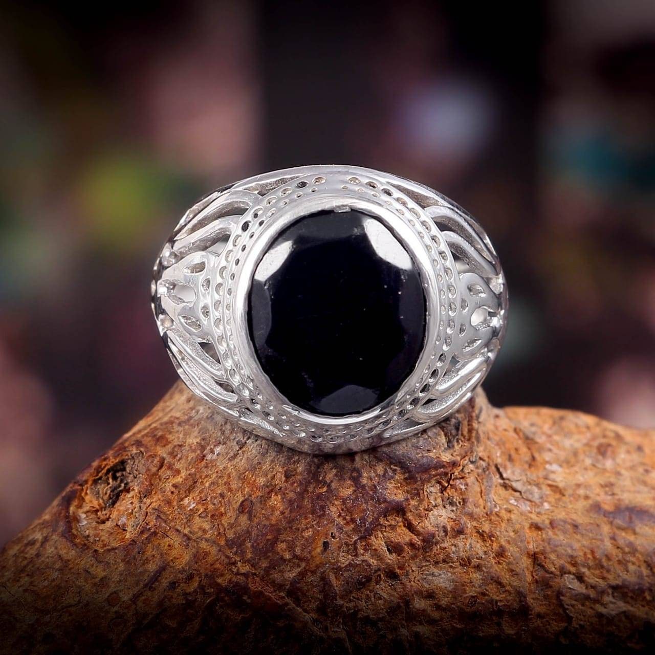 Schwarzer Onyxring, 925Er Silberring, Auf Bestellung in Ihrer Größe Angefertigt, Schwarzer Ovaler Steinring Schwarzer Onyxring, 925Er Silberring, Auf Bestellung in Ihrer Größe Angefertigt, Schwarzer Ovaler Steinring von SHIFASTONES
