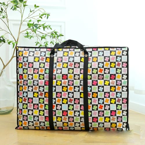 Umzugstasche in verschiedenen Größen, wasserdicht, verschleißfest, staubdicht, Aufbewahrungstasche für Bettwäsche, Decken, Kleidung (mehrfarbig, 02,50 x 17 x 36 cm) von SHIJHUI