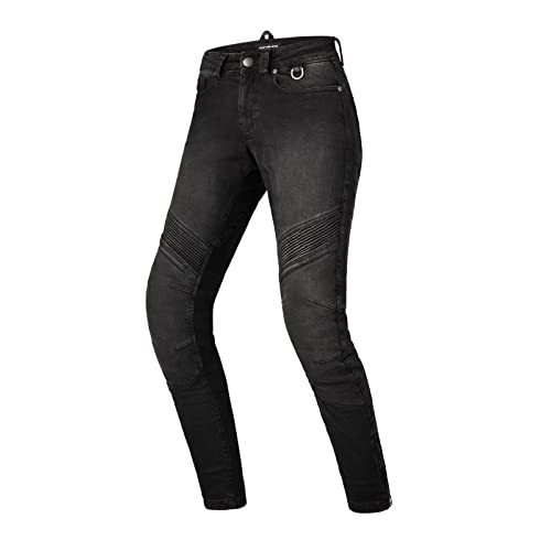 SHIMA Damen Jess Black 28 Long Motorradhose, Schwarz, 28L EU von SHIMA