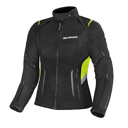 SHIMA Damen Rush Motorradjacke, Fluo, XS von SHIMA