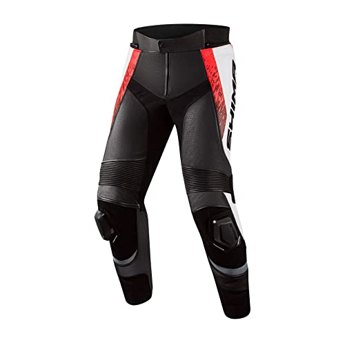 SHIMA Herren STR 2.0 Motorradhosen, Rot Fluo, 50 von SHIMA