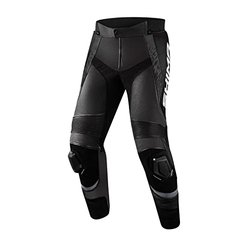 SHIMA Herren STR 2.0 Motorradhosen, Schwarz, 46 von SHIMA