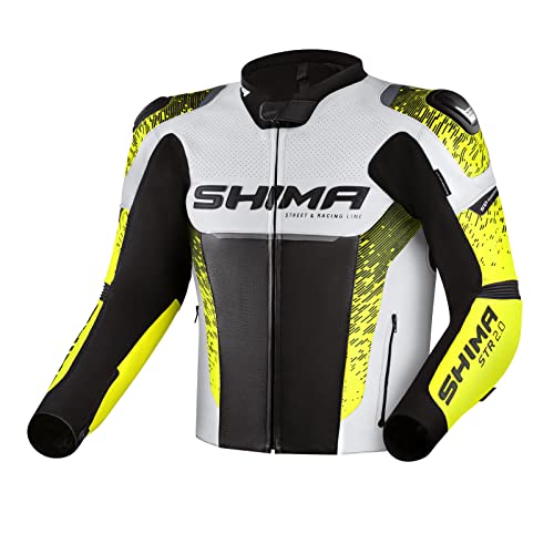 SHIMA Herren STR 2.0 Motorradjacke, Fluo, 48 von SHIMA