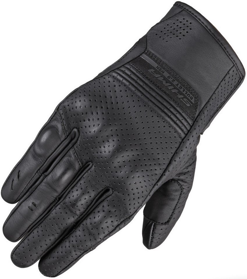 SHIMA Motorradhandschuhe Bullet 2.0 perforierte Motorrad Handschuhe Atmungsaktiv protektoren von SHIMA