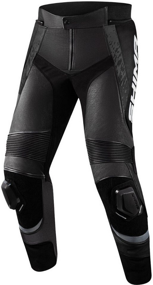 SHIMA Motorradhose STR 2.0 Motorrad Lederhose Knieprotektoren enthalten,Knieschleifer enthalten von SHIMA