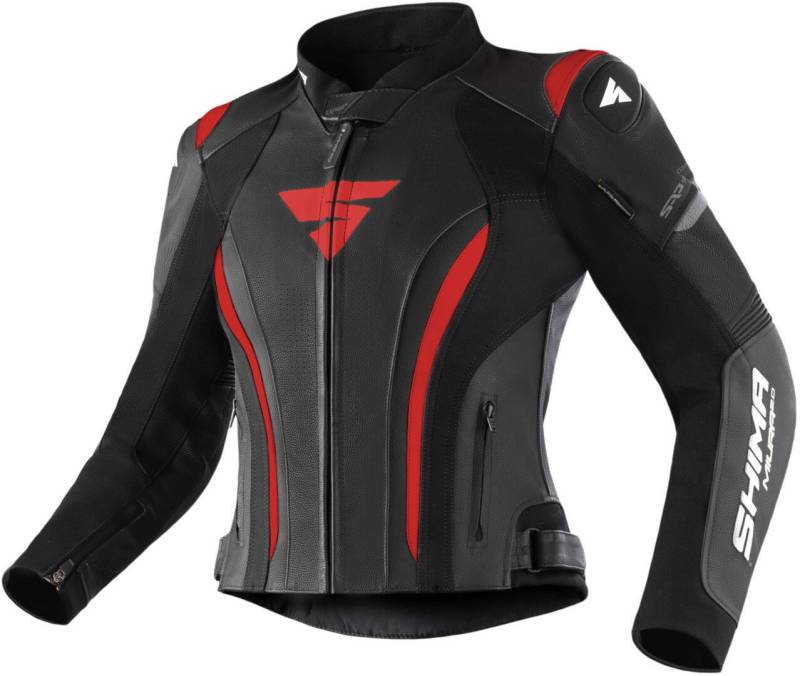 SHIMA Motorradjacke Miura 2.0 Damen Motorrad Lederjacke Rückenprotektor enthalten,perforiert von SHIMA