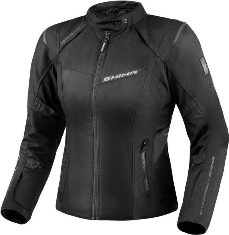 SHIMA Motorradjacke Rush 2.0 wasserdichte Damen Motorrad Textiljacke Rückenprotektor enthalten,herausnehmbares Innenfutter,wasserdicht von SHIMA