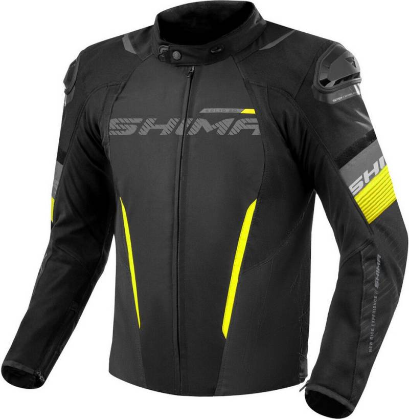 SHIMA Motorradjacke Solid 2.0 wasserdichte Motorrad Textiljacke Rückenprotektor enthalten,herausnehmbares Innenfutter,wasserdicht von SHIMA