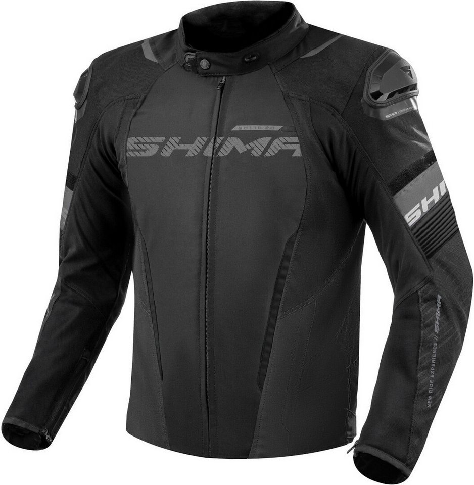 SHIMA Motorradjacke Solid 2.0 wasserdichte Motorrad Textiljacke Rückenprotektor enthalten,herausnehmbares Innenfutter,wasserdicht SHIMA Motorradjacke Solid 2.0 wasserdichte Motorrad Textiljacke Rückenprotektor enthalten,herausnehmbares Innenfutter,wasserdicht von SHIMA