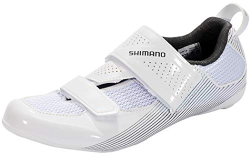 Shimano Unisex Zapatillas Tri TR501 Cycling Shoe, Weiß, 39 EU von SHIMANO