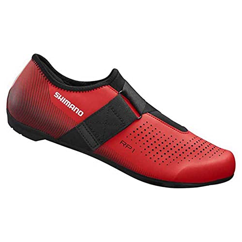 Shimano Unisex Zapatillas SH-RP101 Cycling Shoe, Rot, 43 EU von SHIMANO