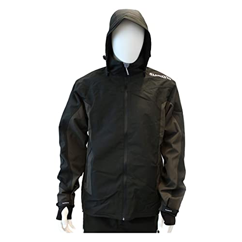 SHIMANO Jacket Jacke Gr. XL Black Angeljacke Anglerjacke Regenjacke Wasserdicht von SHIMANO