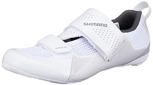 Shimano Unisex Zapatillas Tri TR501 Cycling Shoe, Weiß, 47 EU von SHIMANO