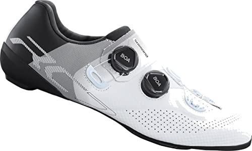 SHIMANO Unisex Brc702w42e RC7 (RC702) Schuhe, weiß, Größe 42 breit von SHIMANO