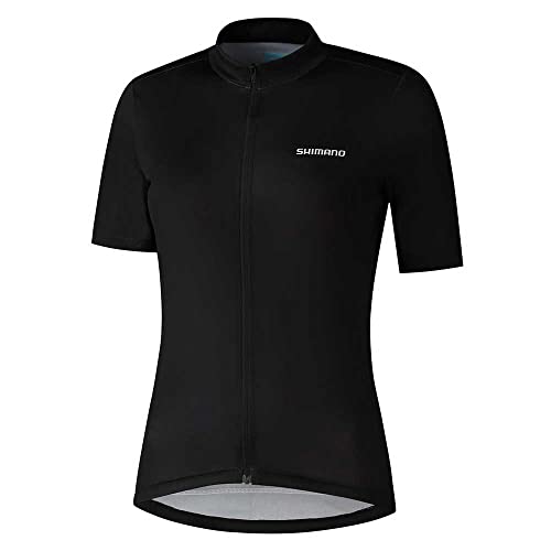 SHIMANO Unisex Element W's S.s. Pullover Trikot, Schwarz, Einheitsgröße von SHIMANO
