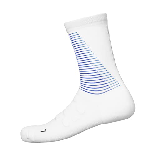 SHIMANO Unisex S-phyre große Socken, Weiß/Lila (Mehrfarbig), L/XL von SHIMANO