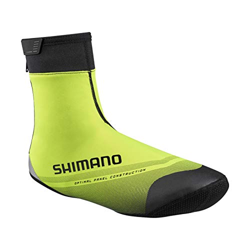SHIMANO Unisex S1100r Soft Shell Shoe Cover Überschuhe, Neongelb, Gelb von SHIMANO