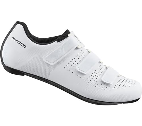 Shimano Unisex Zapatillas SH-RC100 Cycling Shoe, Weiß, 48 EU von SHIMANO