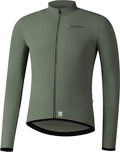 SHIMANO Unisex Sc85013 Herren Vertex Thermotrikot, grün, Größe L, L von SHIMANO