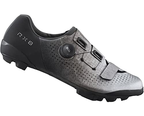 Shimano Unisex Zapatillas SH-RX-801 Cycling Shoe, Silber, 39 EU von SHIMANO