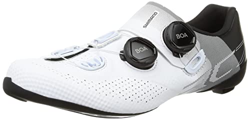 Shimano Unisex Zapatillas SH-RC702 Cycling Shoe, Weiß, 46 EU von SHIMANO