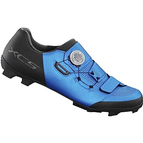 Shimano Unisex Zapatillas SH-XC502 Cycling Shoe, Blau, 44 EU von SHIMANO