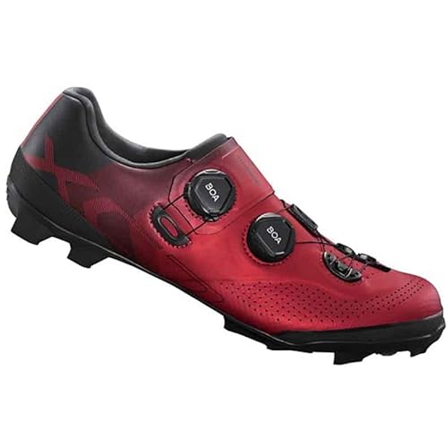 Shimano Unisex Zapatillas SH-XC702 Cycling Shoe, Rot, 42.5 EU von SHIMANO