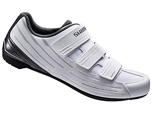 Shimano Unisex Fahrradschuhe Rennradschuhe SH-RP2W GR. 43 SPD-SL 3 Klettverschl. Straßen Radschuhe, Elfenbein (White), EU von SHIMANO