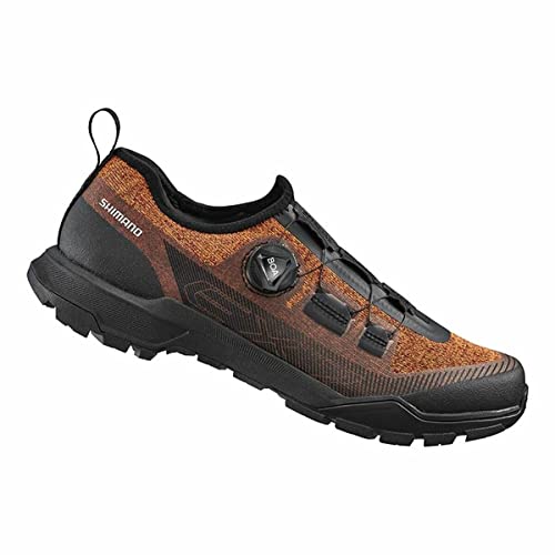 Shimano Unisex Zapatillas SH-EX700 Cycling Shoe, Orange, 45 EU von SHIMANO